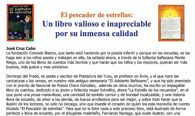 "Un libro valioso por su inmensa calidad"