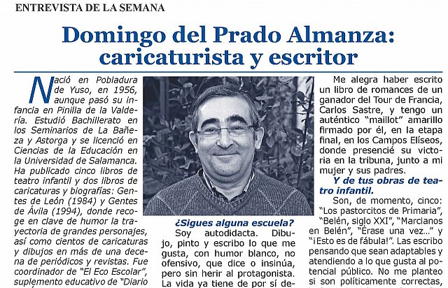 "Escritor y dibujante"